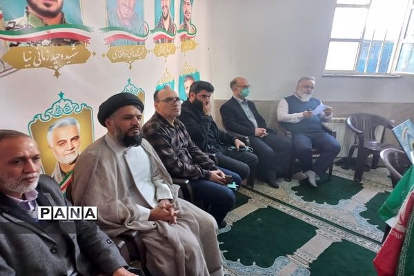 مراسم یادواره شهدا در دبیرستان شاهدآیت‌الله خامنه‌ای آموزش و پرورش ناحیه 2 شهرری