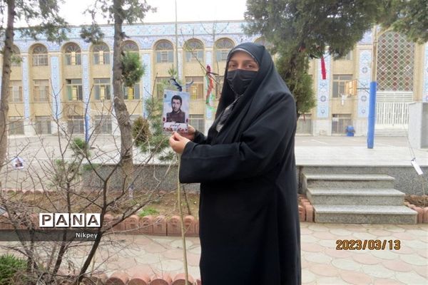 کاشت نهال به یاد شهدای مدافع حرم و دفاع مقدس