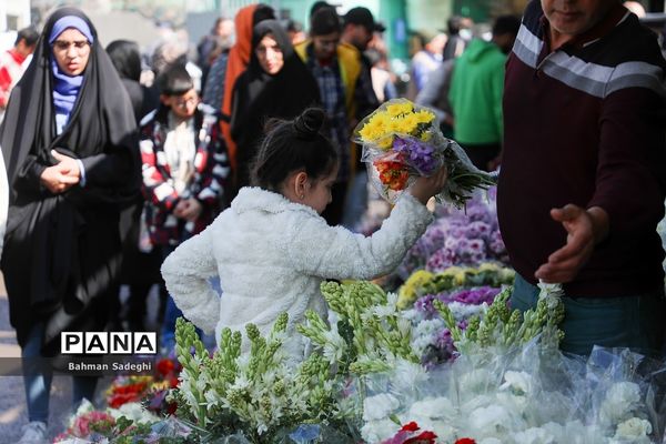 بازار بهاری گل و گیاه در آستانه نوروز