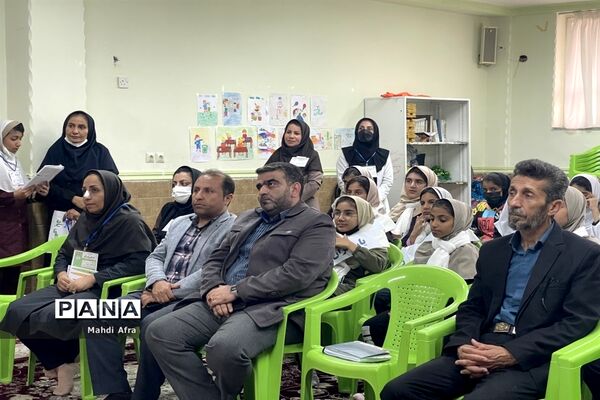برگزاری مراسم اختتامیه طرح یاریگران زندگی در دبستان هیات امنایی کوکب