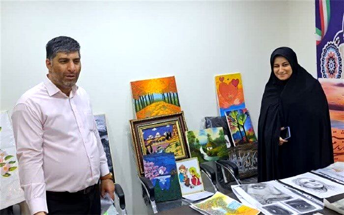 برپایی نمایشگاه آثار هنرهای دستی و تجسمی دانش‌آموزان در دماوند