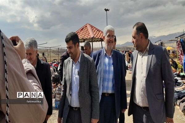 بازدید مسئولان شهرستان فیروزکوه از بازار عید