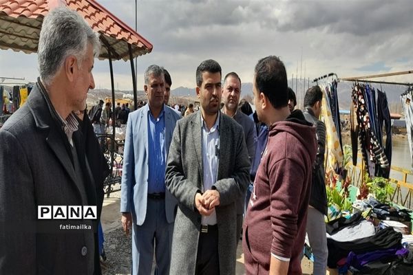 بازدید مسئولان شهرستان فیروزکوه از بازار عید