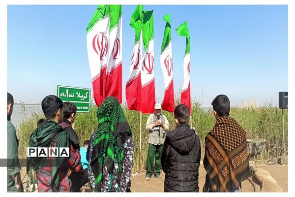 دانش‌آموزان کهریزک، قدم قدم در مسیر شهدای شهر نور