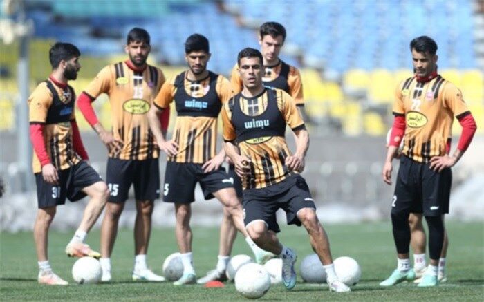تمرینات انفرادی و اختصاصی چند بازیکن پرسپولیس