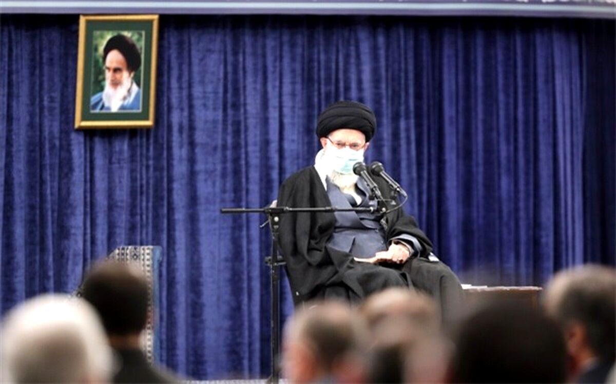 سخنرانی نوروزی رهبر انقلاب در حرم مطهر رضوی در روز اول فروردین