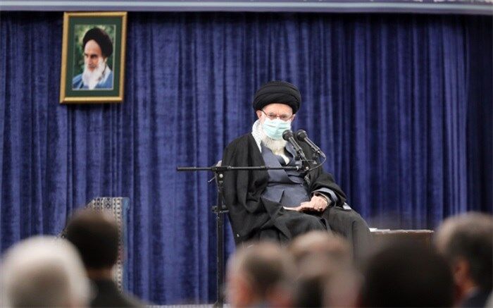 سخنرانی نوروزی رهبر انقلاب در حرم مطهر رضوی در روز اول فروردین