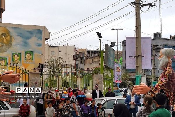کاروان شادپیمایی و استقبال از نوروز در شهرستان بهارستان