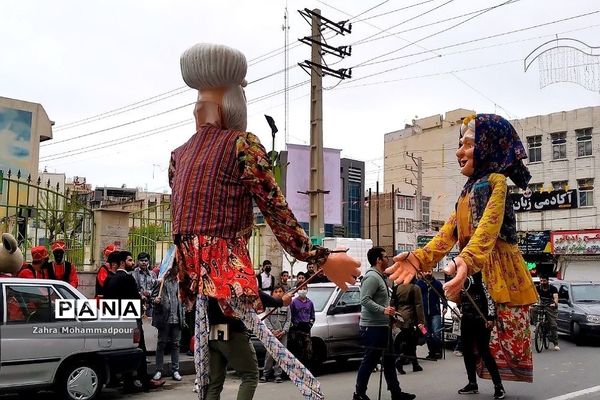 کاروان شادپیمایی و استقبال از نوروز در شهرستان بهارستان