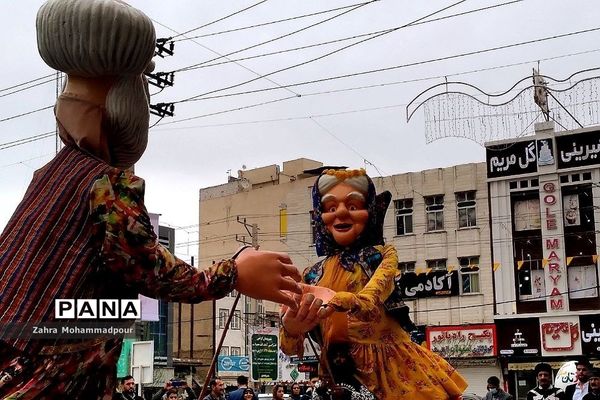 کاروان شادپیمایی و استقبال از نوروز در شهرستان بهارستان