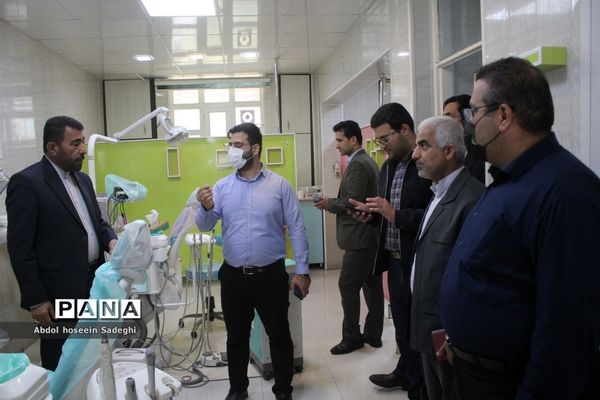 بازدید مدیرکل آموزش و پرورش استان بوشهر از درمانگاه شهدای فرهنگیان بوشهر
