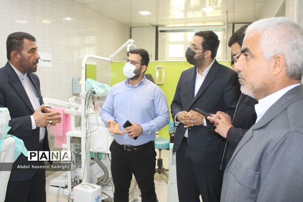 بازدید مدیرکل آموزش و پرورش استان بوشهر از درمانگاه شهدای فرهنگیان بوشهر