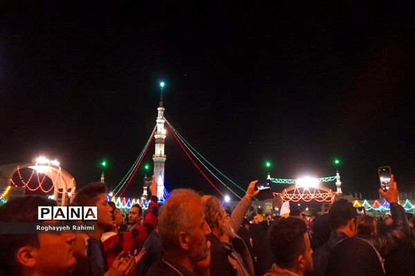 لحظات تحویل سال در مسجد مقدس جمکران
