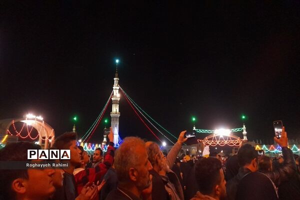 لحظات تحویل سال در مسجد مقدس جمکران