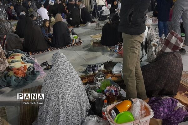 لحظات تحویل سال در مسجد مقدس جمکران