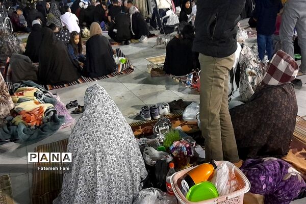 لحظات تحویل سال در مسجد مقدس جمکران