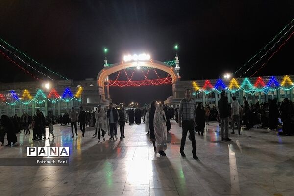 لحظات تحویل سال در مسجد مقدس جمکران