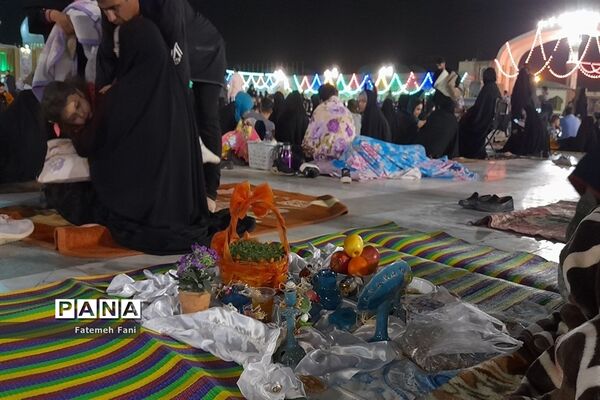لحظات تحویل سال در مسجد مقدس جمکران