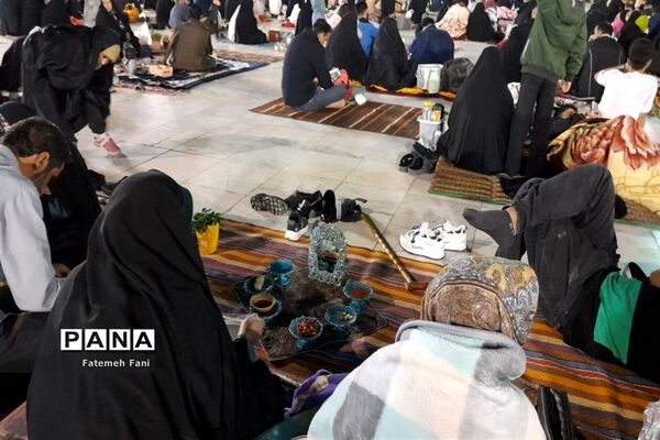 لحظات تحویل سال در مسجد مقدس جمکران