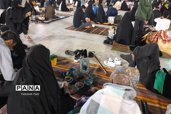 لحظات تحویل سال در مسجد مقدس جمکران