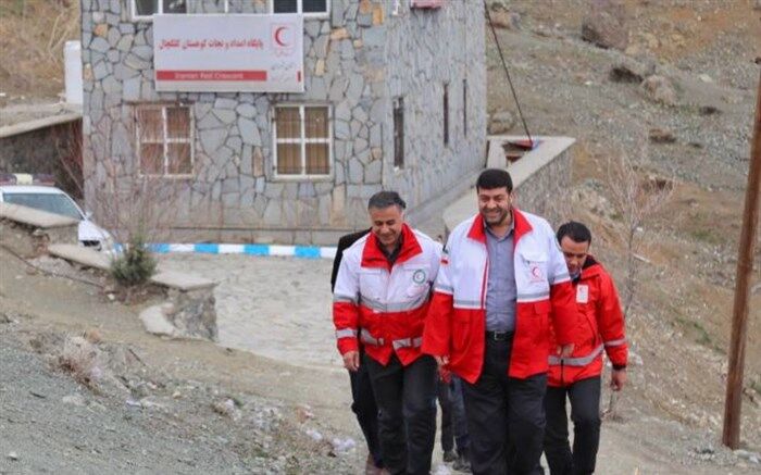 خدمات هلال احمر در کوهستان کلکچال کم‌نظیر است