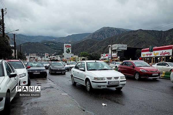 ترافیک نیمه‌سنگین در محورهای ورودی به شهرهای شمالی کشور