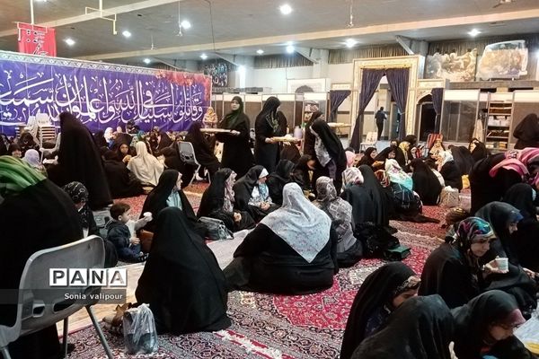 ضیافت افطاری در بهشت زهرای  تهران