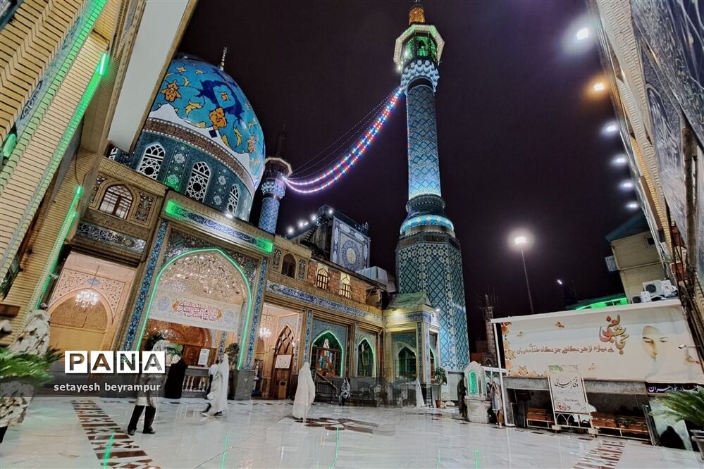 حرم امامزاده صالح(ع) در تعطیلات نوروزی