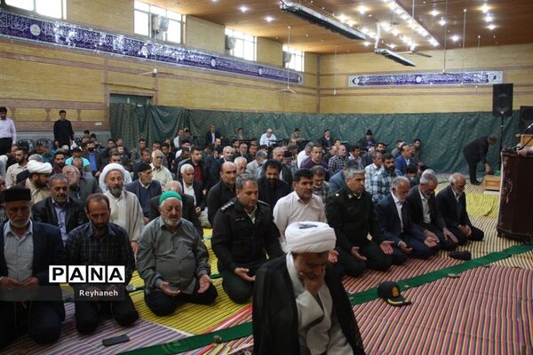 برگزاری نماز جمعه در بخش جوادآباد