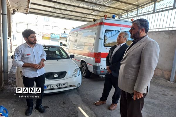 بازدید فرماندار ملارد از دستگاه‌های خدمت‌رسان در عید نوروز