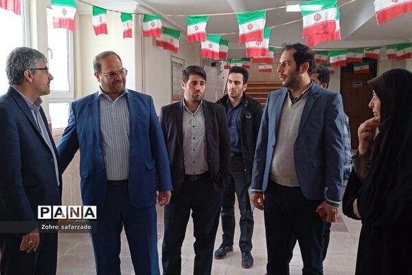 بازدید مسئولان شهری از روند اجرایی ستاد اسکان نوروزی آموزش و پرورش رودهن