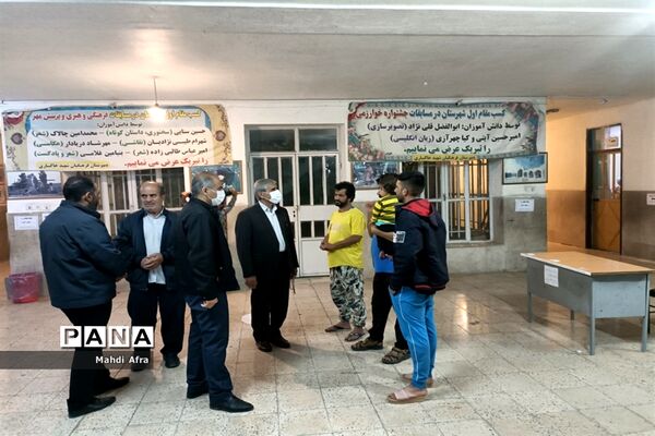 افزایش مدارس محل اسکان مسافران نوروزی به علت بارندگی در شهرستان بهبهان