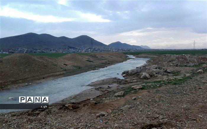 جاری شدن آب در رودخانه قدیمی اشکفتک