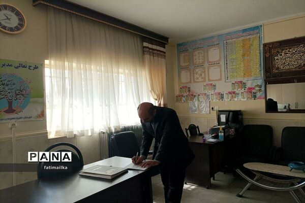 بازدید اعضای ستاد خدمات سفر شهرستان فیروزکوه  از مراکز اسکان آموزش و پرورش