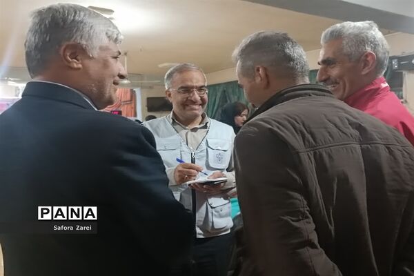 بازدید مدیرکل آموزش و پرورش و نماینده مردم شیراز در مجلس شورای اسلامی از ستاد اسکان مسافران نوروزی ناحیه چهار شیراز