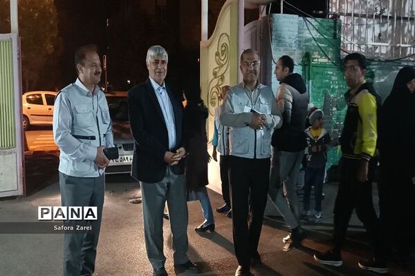 بازدید مدیرکل آموزش و پرورش و نماینده مردم شیراز در مجلس شورای اسلامی از ستاد اسکان مسافران نوروزی ناحیه چهار شیراز