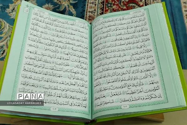 محفل ترتیل‌خوانی قرآن در حرم حضرت امام علی(ع)