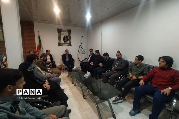 دیدارنوروزی اعضای کارگروه دانش‌آموزی قم با نماینده مجلس شورای اسلامی