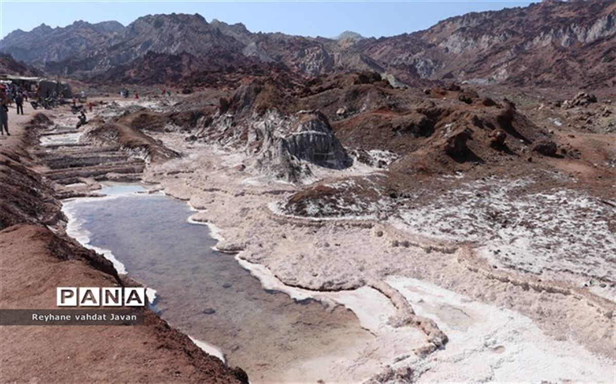 دره الهه نمک، نگین سفید جزیزه هرمز،  به روایت دانش‌آموز خبرنگار پانا