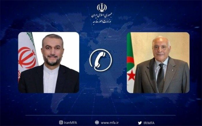 دعوت امیر عبداللهیان از وزیر خارجه الجزایر برای سفر به تهران