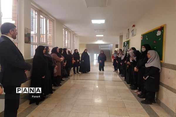 آماده سازی  دبیرستان دوره اول سردار شهید حاج قاسم سلیمانی توسط دانش‌آموزان