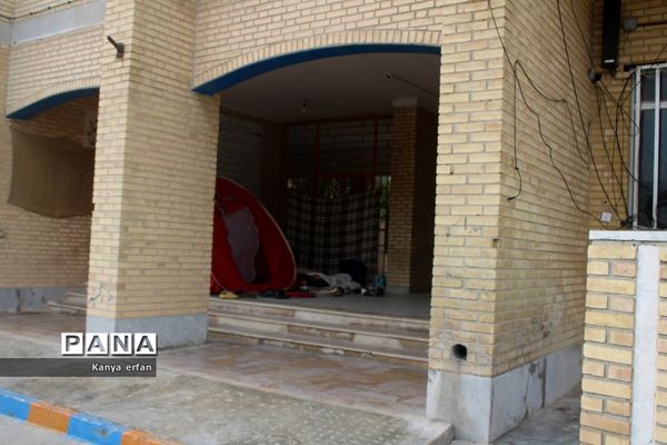 اسکان مسافران نوروزی در مدارس شهرستان بوشهر