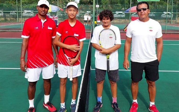 تیم تنیس پسران در مسابقات مقدماتی جهانی دهم شد