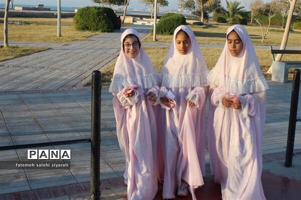 جشن دانش‌آموزان روزه اولی در بوشهر