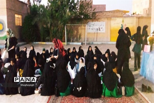جشن ولادت امام حسن مجتبی «ع» و توزیع افطاری بین روزه‌داران در دبیرستان عدالت جوادآباد
