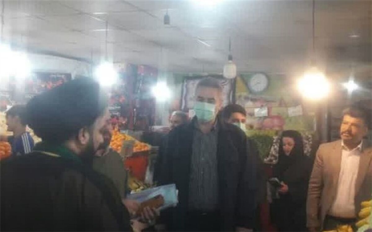 بازدید امام جمعه رودهن و فرماندار شهرستان دماوند از اصناف شهر رودهن