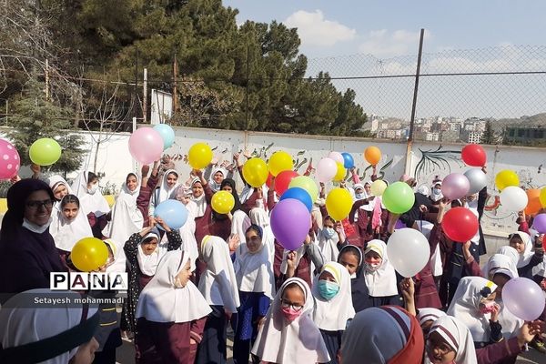 جشن‌میلاد امام‌ حسن مجتبی(ع) در دبستان حضرت زهرا(س)۲ رودهن