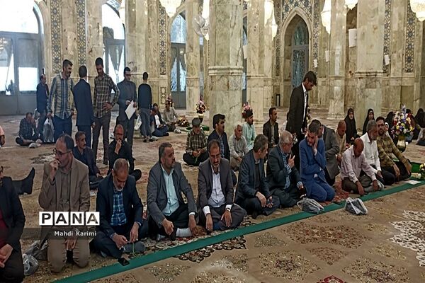 آیین «شکرانه خدمت» اعضای ستاد اسکان نوروزی فرهنگیان قم