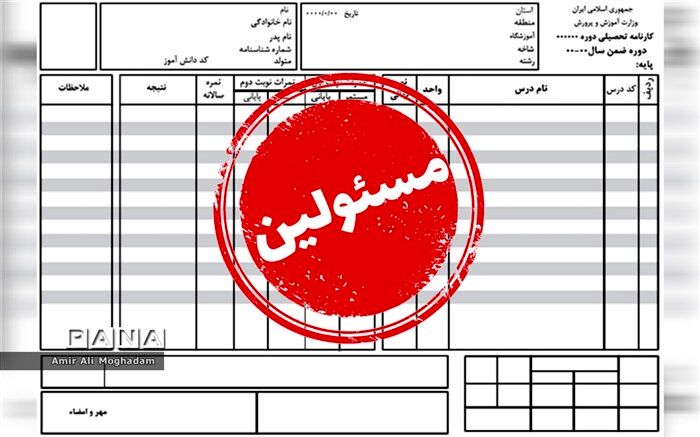 کارنامه ۱۴۰۱ مسئولین خراسان رضوی