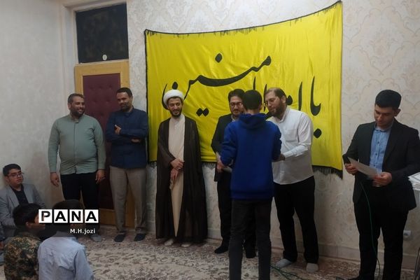 تجلیل از فعالان دانش‌آموز کمیته اسکان و تکریم زائران نیمه شعبان